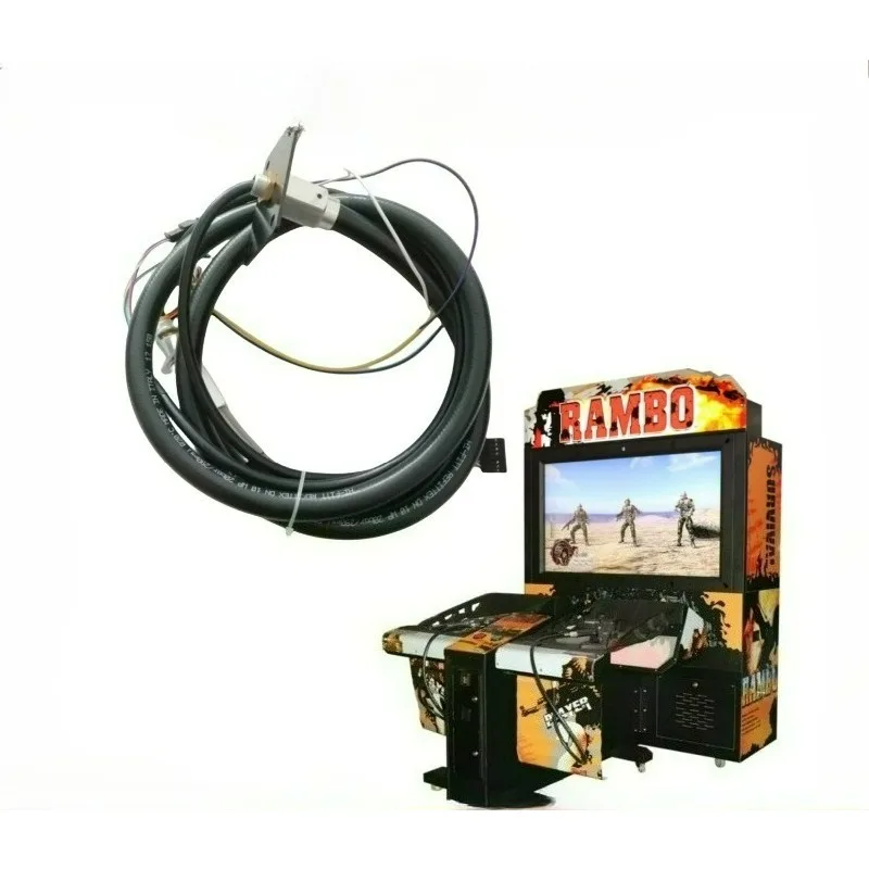 

Coin Operated Arcade Machine 16Bit Gun Wire Universal Gun Cable for Shooting Game Fit Stallone Devil Special Police A9 Gun