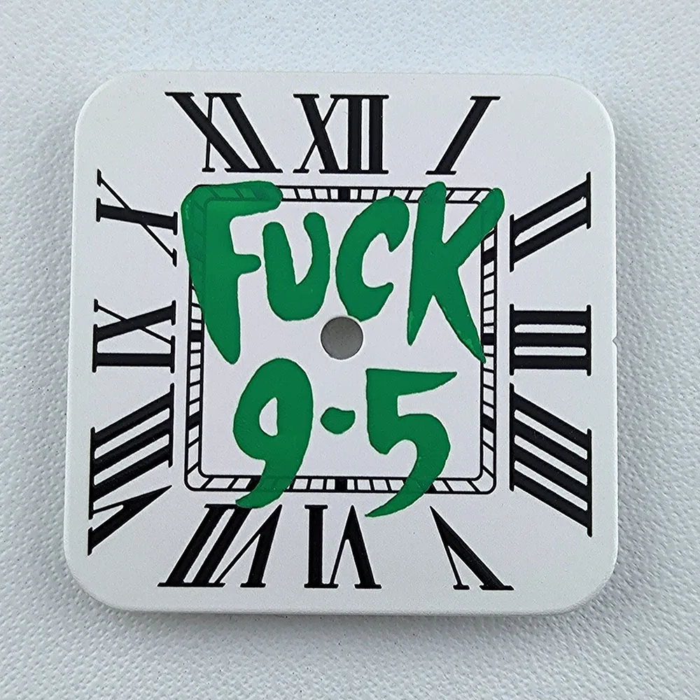 مربع الطلب NH35 ساعة مزدوجة الطلب الرجال روما الأرقام الهاتفي ساعة مربعة تناسب حركة NH35 NH سلسلة أدوات إصلاح