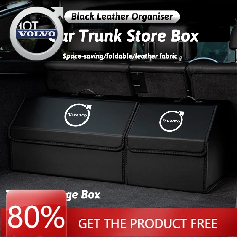 

Новые эмблемы 2026 года: Органайзер для багажника автомобиля Volvo, аксессуары для интерьера авто для Volvo XC90, V90, V60, XC60, V40, EC40, EX40