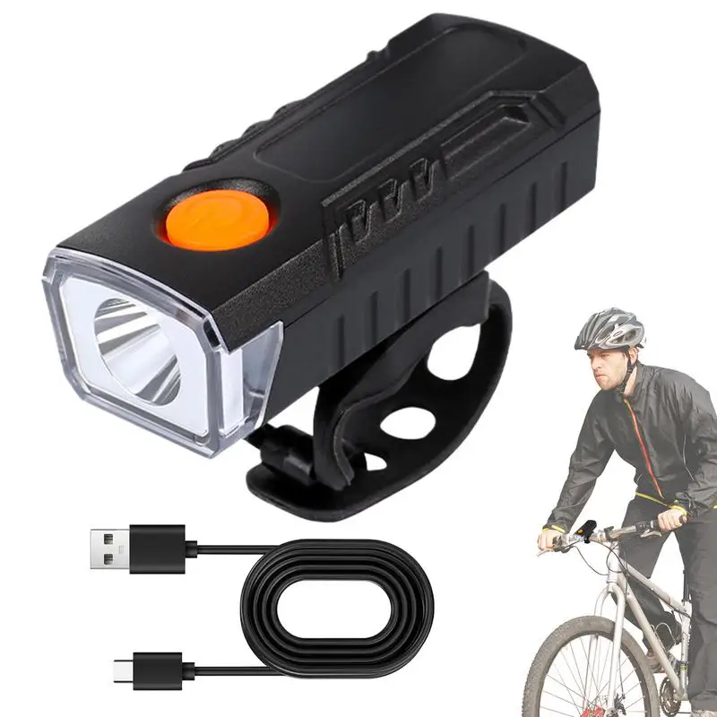 Bright Cycling Lights Waterproof Cycling Lights Built-in Battery Multiple Lighting Modes Cycling Headlight For Road Bikes