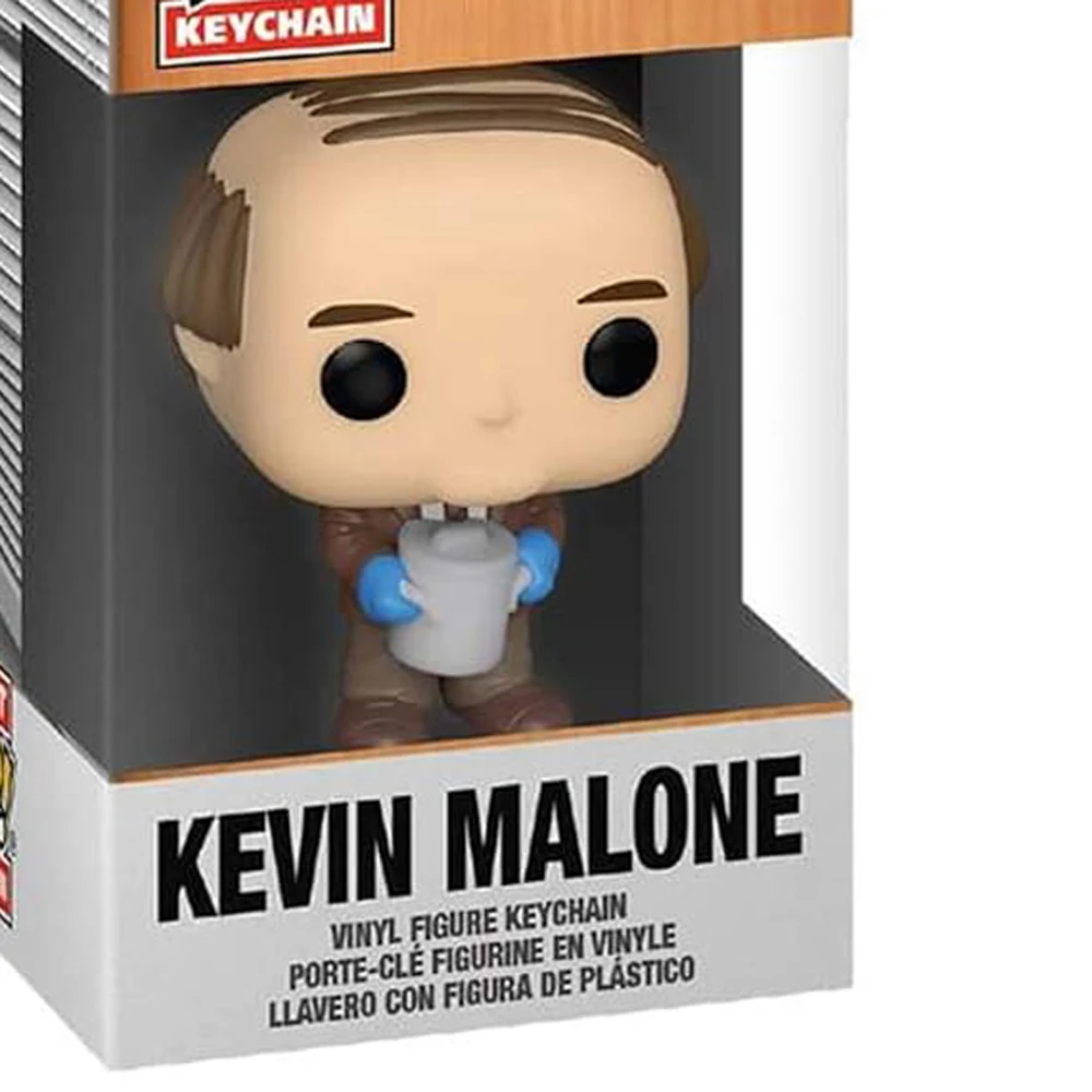 سلسلة مفاتيح الجيب The Office Dwight Schrute Prison Milk Figure Pam Beesly Kevin Toys #3