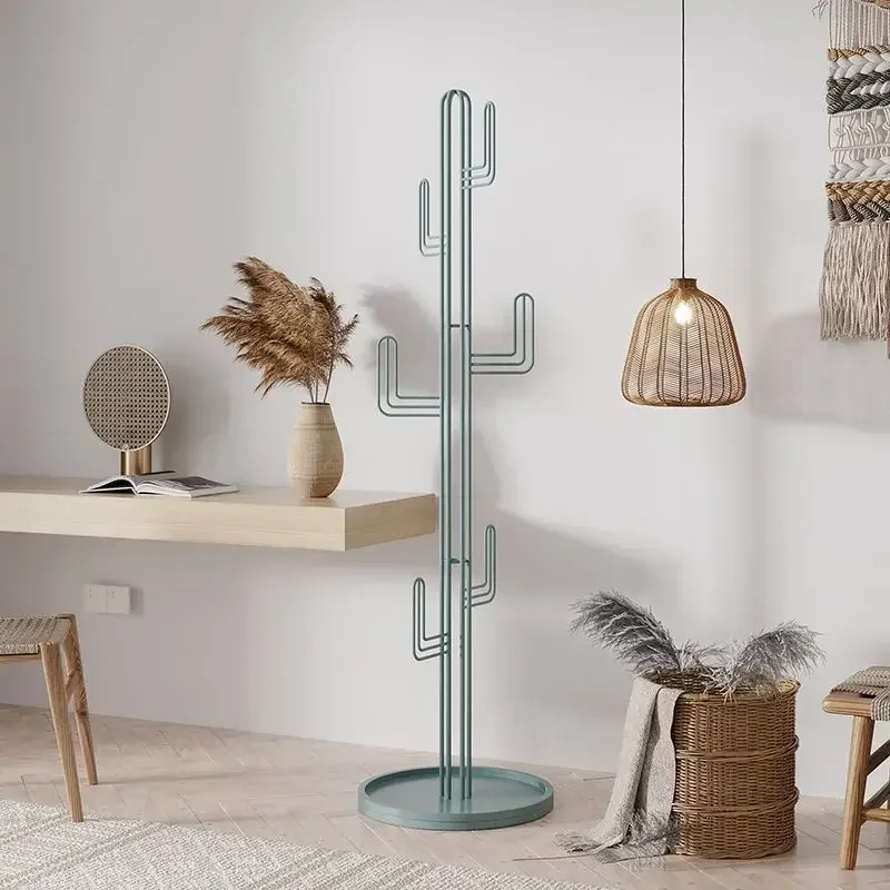 Floor-standing Simple Cactus Clothes Hanger Modern Clothes Hanger Living Room Hanging Clothes Rack Floor-standing Bedroom