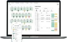 Landwell K26 خزانة المفاتيح الأوتوماتيكية واي فاي نظام إدارة المفاتيح الآمنة للسيارة لوازم الأقفال #6
