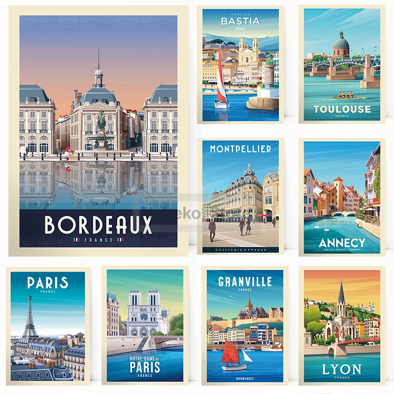 Decouvrez l’Affiche Vintage Lyon Une Décoration d’Intérieur à l’Ambiance Authentique et Artistique