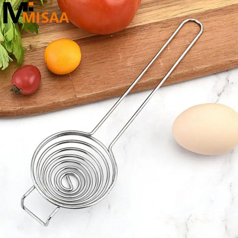 Spiral Separator Thickened Material Easy To Clean Spiral Household Egg White Separator Hanging Ear Design Helical Structure 56g