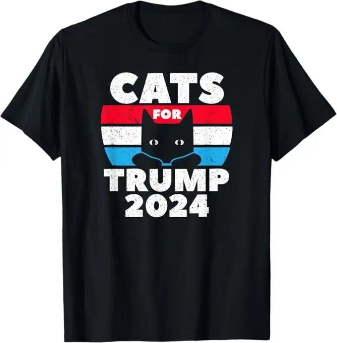 Cats For Trump 2024 Election T-Shirt