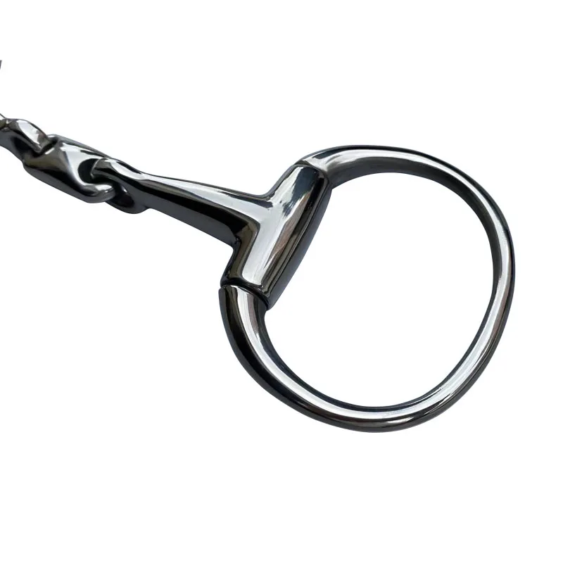 Mèche d'œuf en acier inoxydable, Mèche de cheval à bouche double gabarit, 11.5cm, 12.5cm, 13.5cm