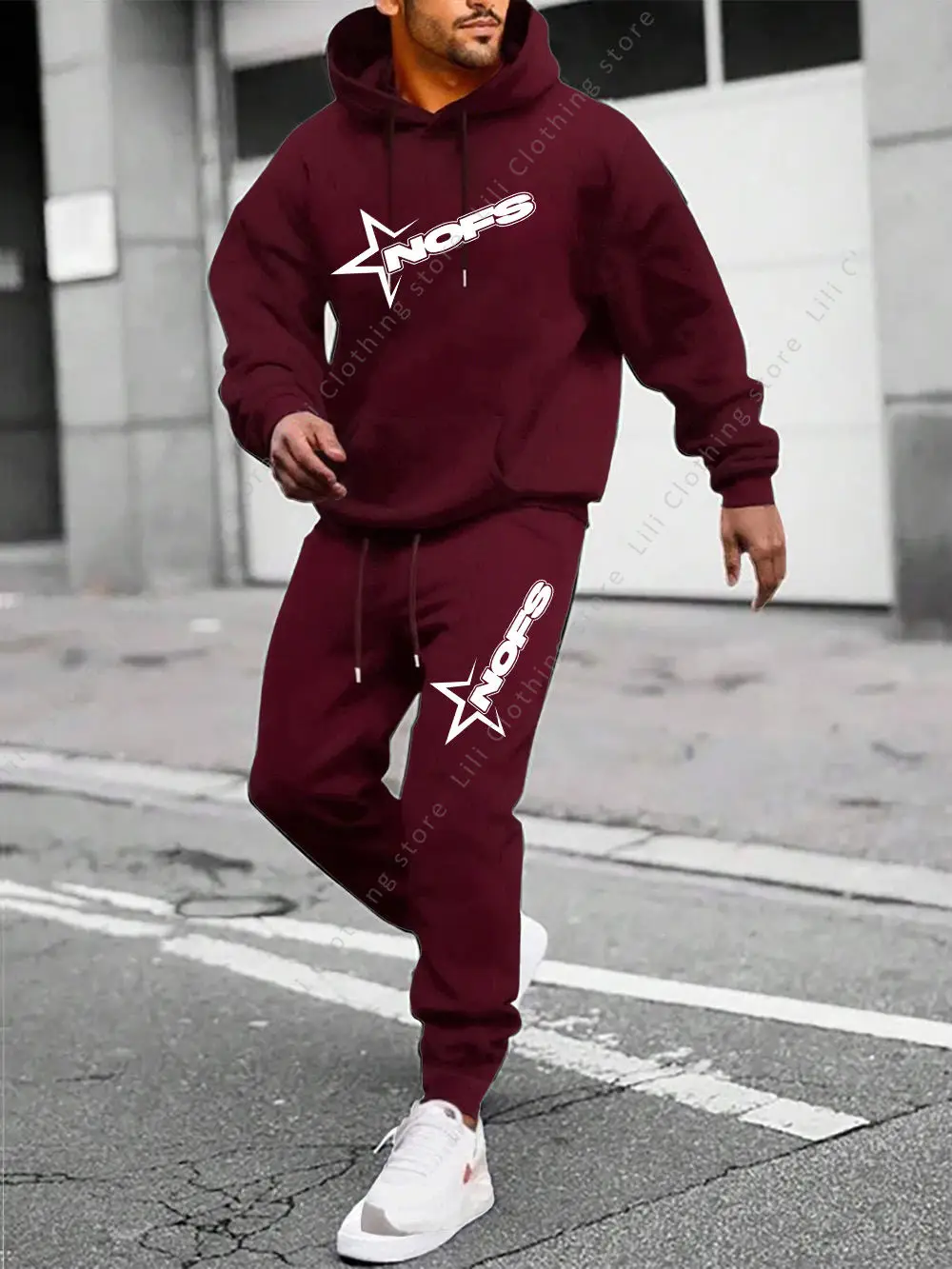 Sportswear for Men Sets Hoodies Sweatpants 2 Piece Set High Quality Sports Clothes Jogging Fitness Gym Clothes Men's Tracksuit
