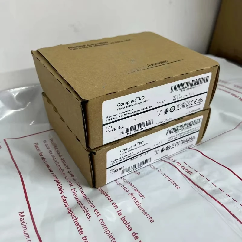 1769-IR6 SER Um módulo de entrada CompactLogix RTD 1769IR6/A novo selado de fábrica