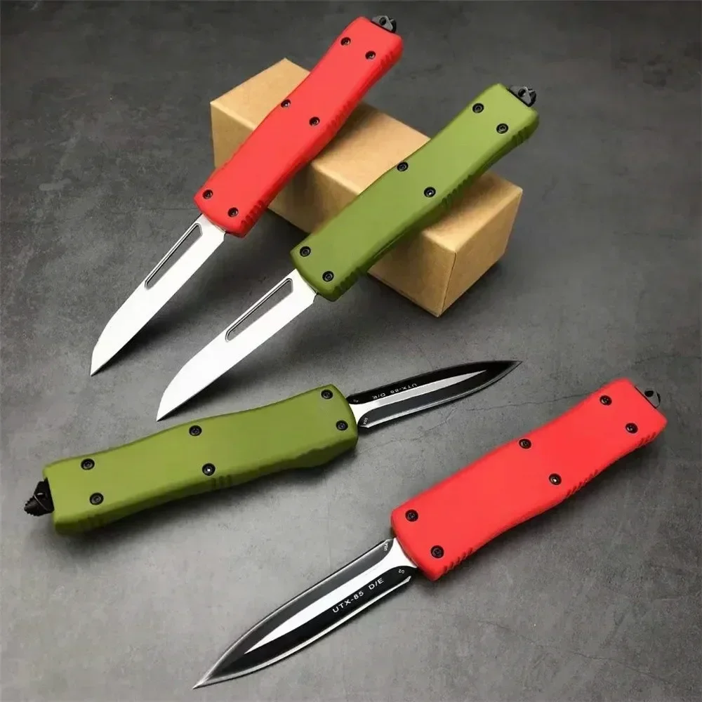 MICRO Assisted Folding Knife D2 Blade Zinc Aluminum Alloy Handle Outdoor Camping Hunting Knives Tactical Survival EDC Tools