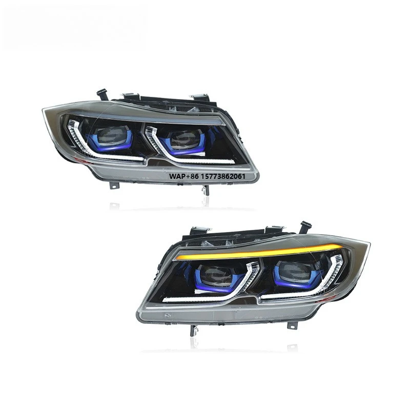 

1 Unit For 3 Series E90 Headlight Assembly Modification 2004-2011 12V LED Lens Daytime Running Light Flowing Steering