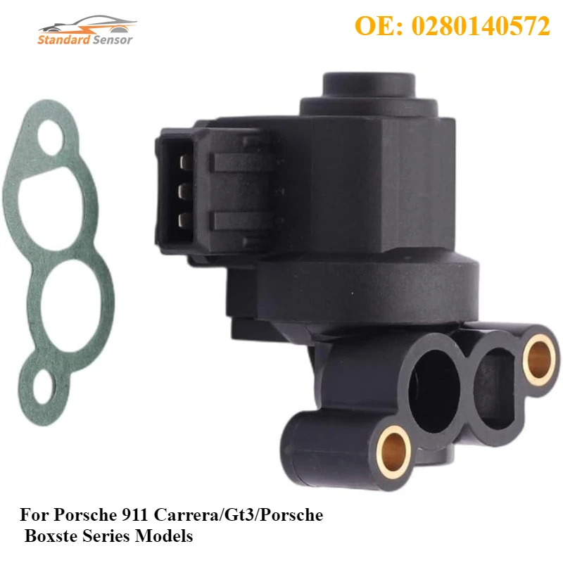 

0280140572 3PINS NEW Idle Air Control Valve For Porsche 911 Carrera/Gt3/Porsche Boxste Series Models 0280140572