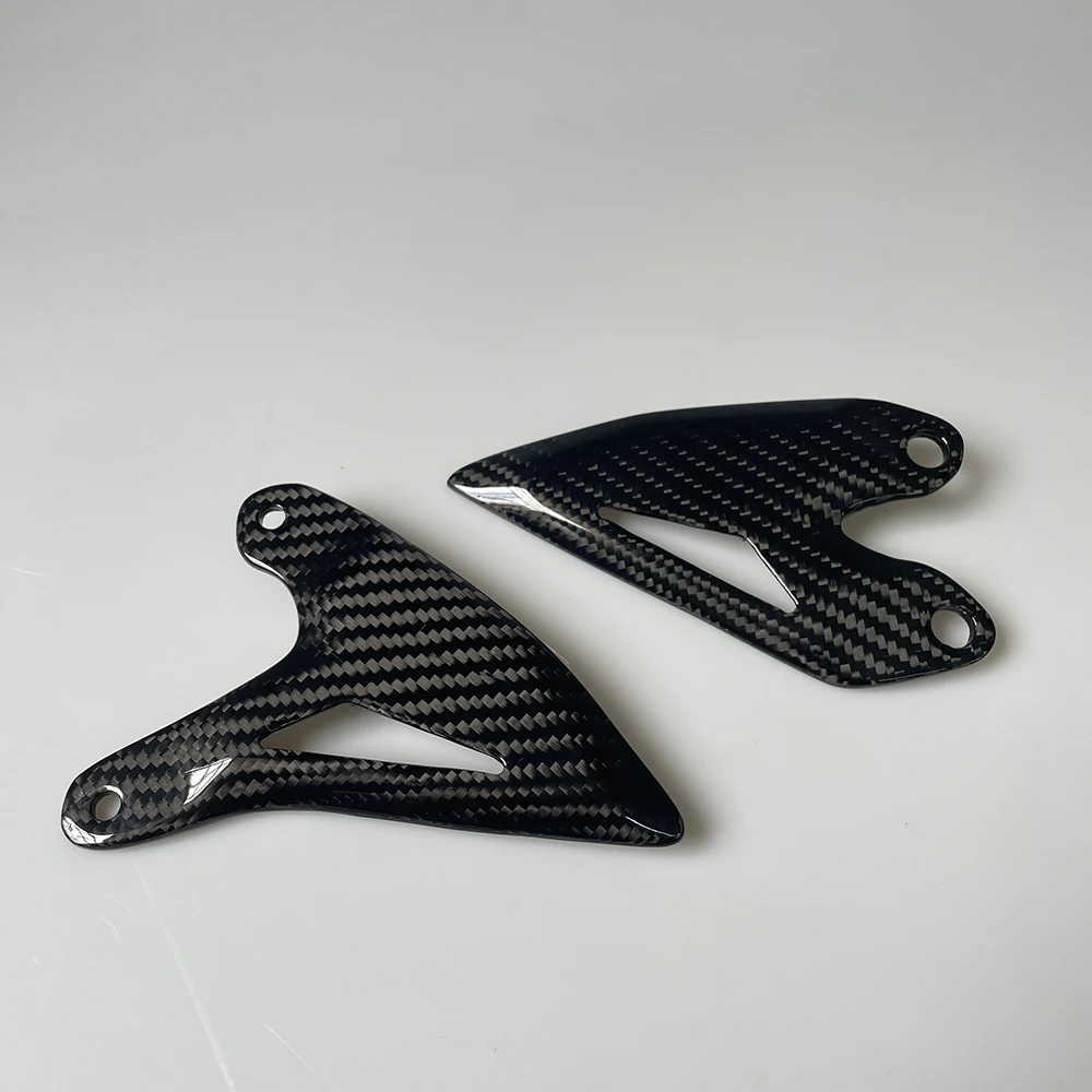 Neu Für Kawasaki Ninja 500 2024-Carbon Fiber Motorrad Pedale Hinterrad Set Zubehör Ferse Wachen – Detail 5