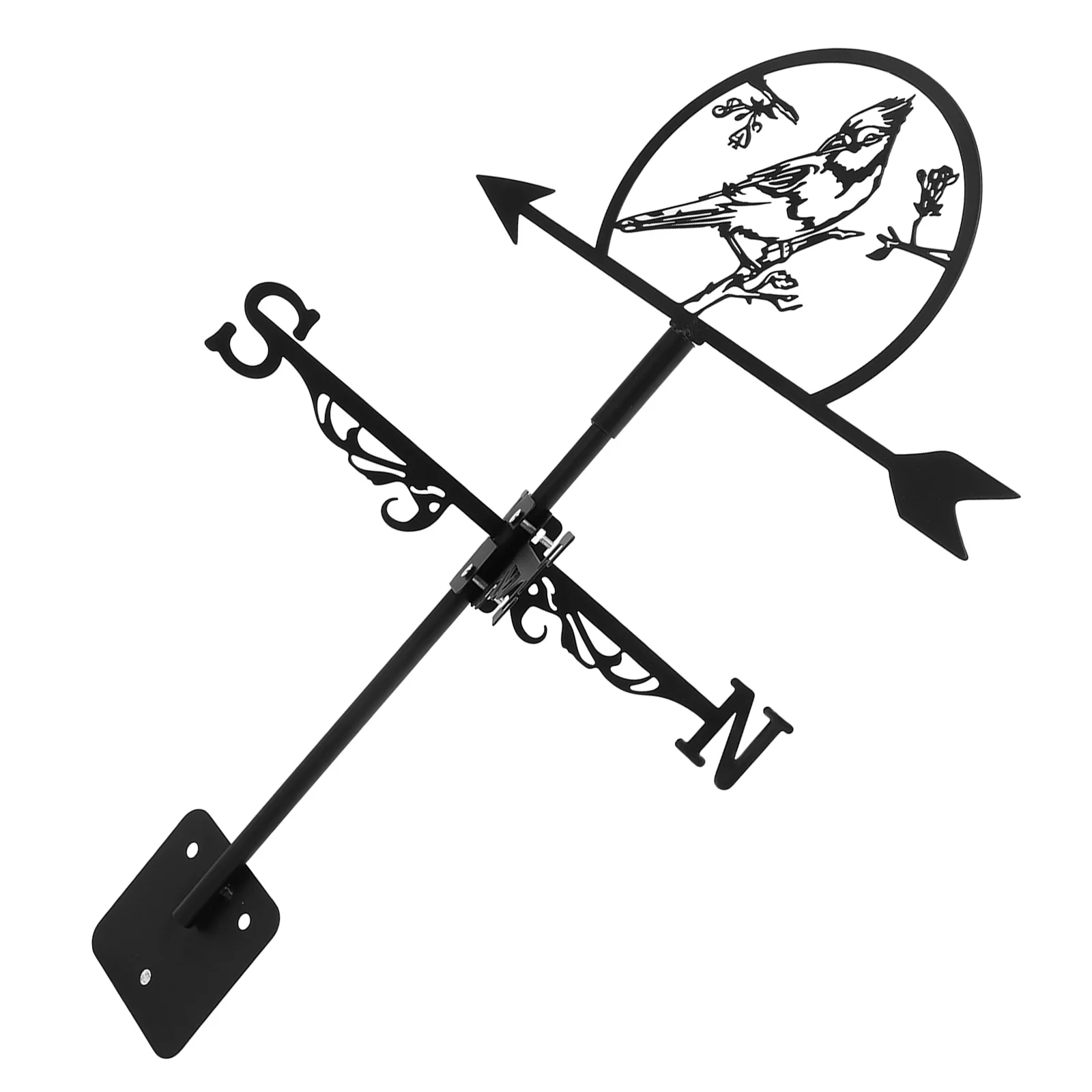

Outdoor Weather Vane Metal Vintage Decor for Sheds DIY Wind Spinner Yard Garden Lawn Weathervane Direction Indicator