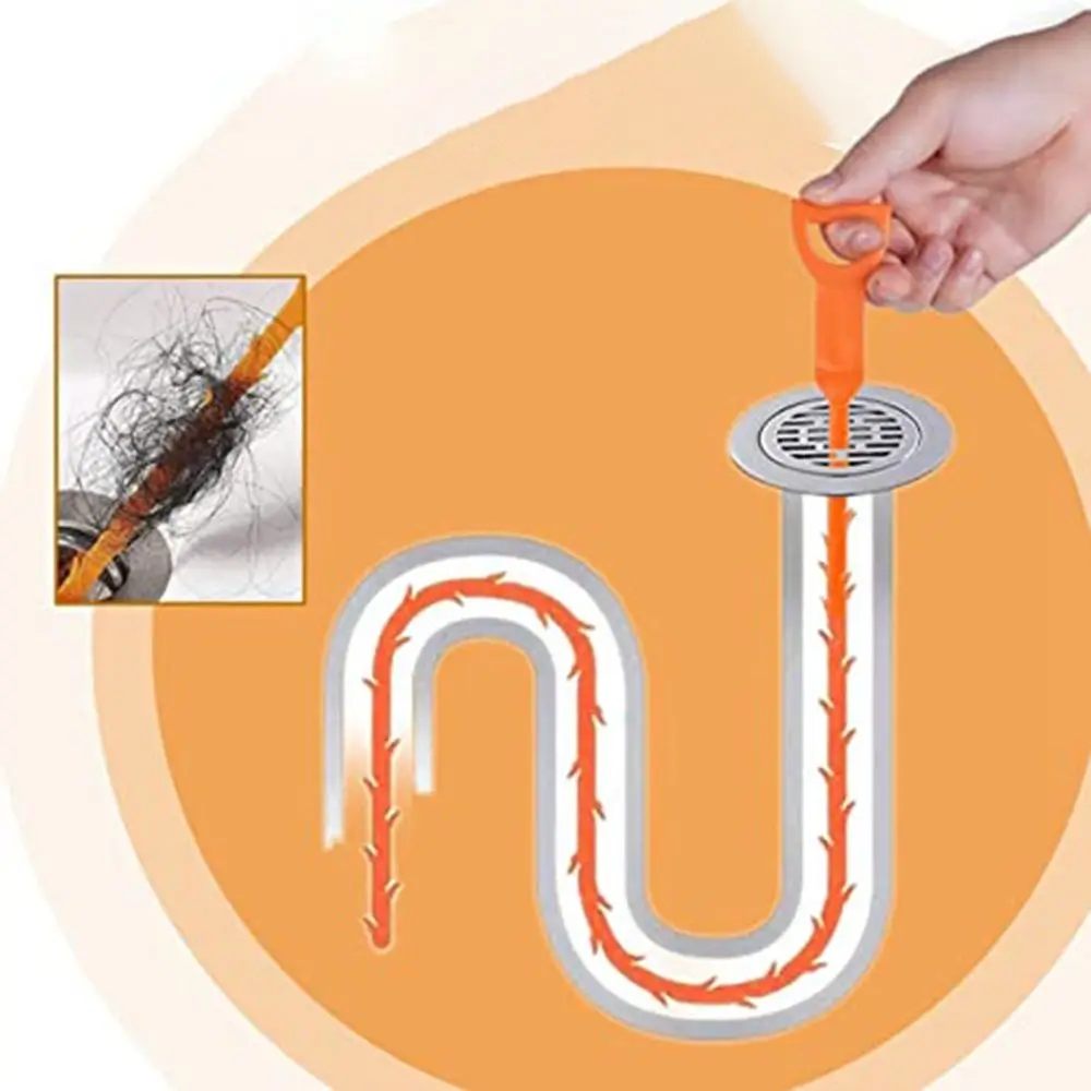 

Прозрачные дренажные инструменты, кухонная раковина, удаление волос, выемка труб, присоска для волос, чистящий крючок, инструмент для разблокировки воздуховодов