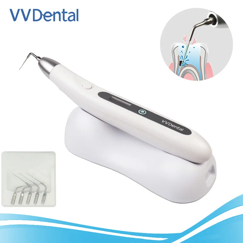 VV Dental Sonic Activator Root Canal Irrigator Endo Cleaning Endodontic Handpiece Low Speed Vibration Odontologia Scrubber