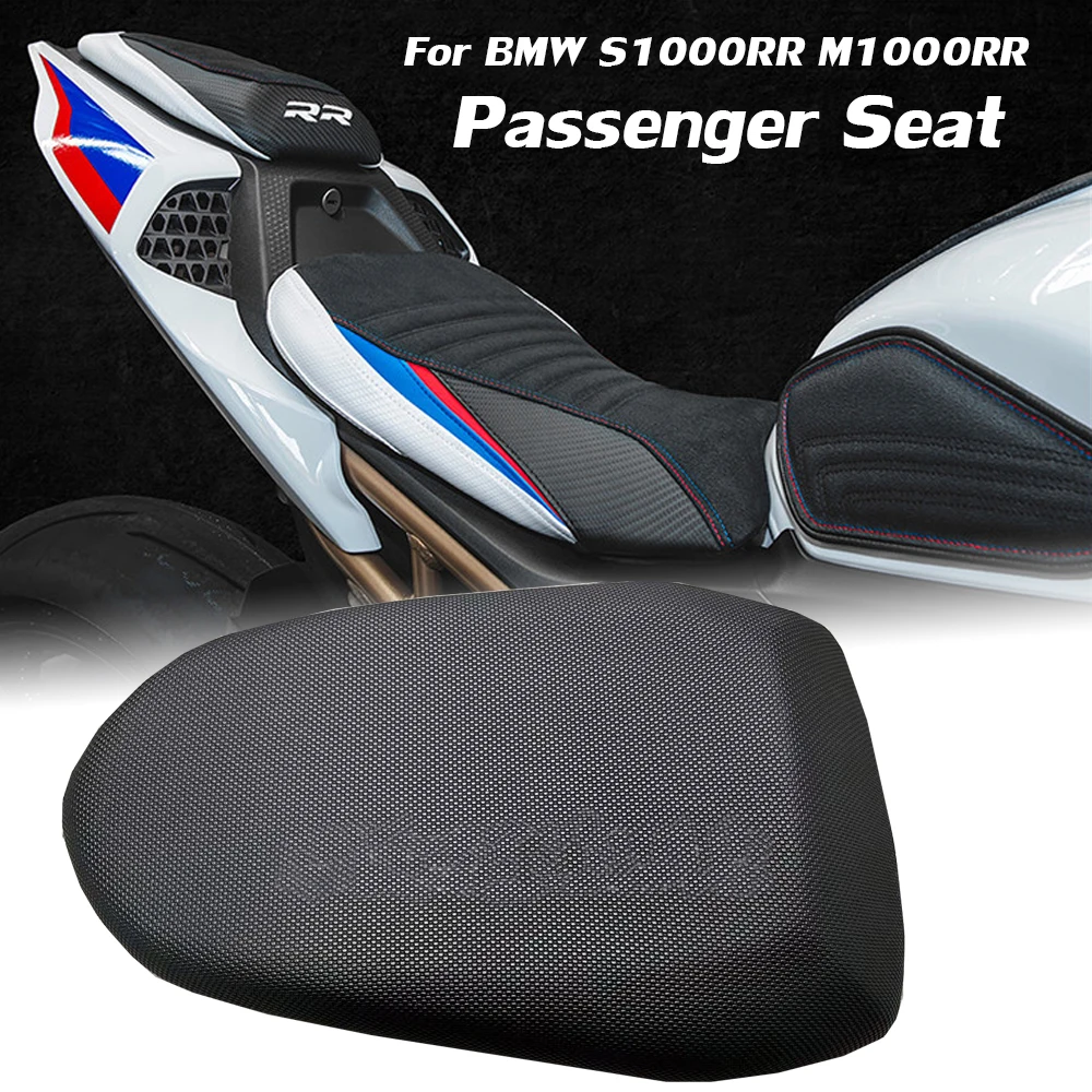 

S1000RR Seat Cover Motorcycle Rear Passenger Cushion Saddle For BMW S1000 RR M1000RR 2019 2020 2021 2022 2023 Comfort PU Leather