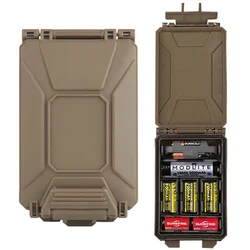 Tactical Battery Storage Box Modular Molle Outdoory Hunting Vest Carry 18650/AAA/CR123A/18350 Battery Holder Case Accessories