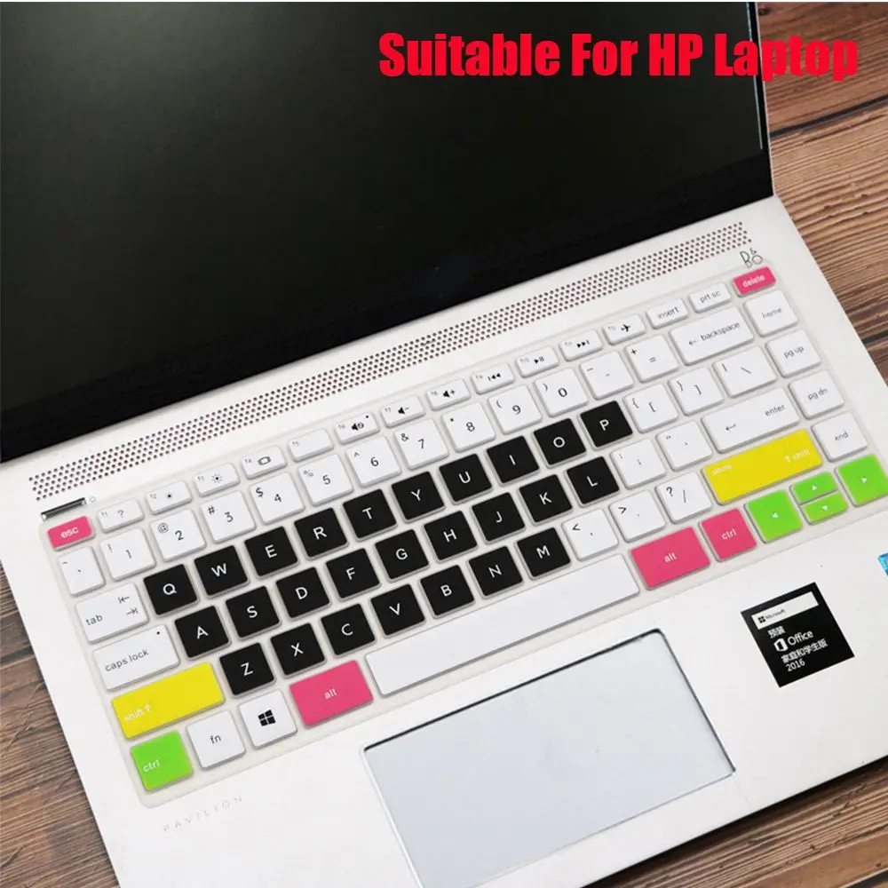 

Компьютер HP ноутбук силиконовые для компьютера водонепроницаемые чехлы для клавиатуры защитная пленка наклейки на клавиатуру многоцветные