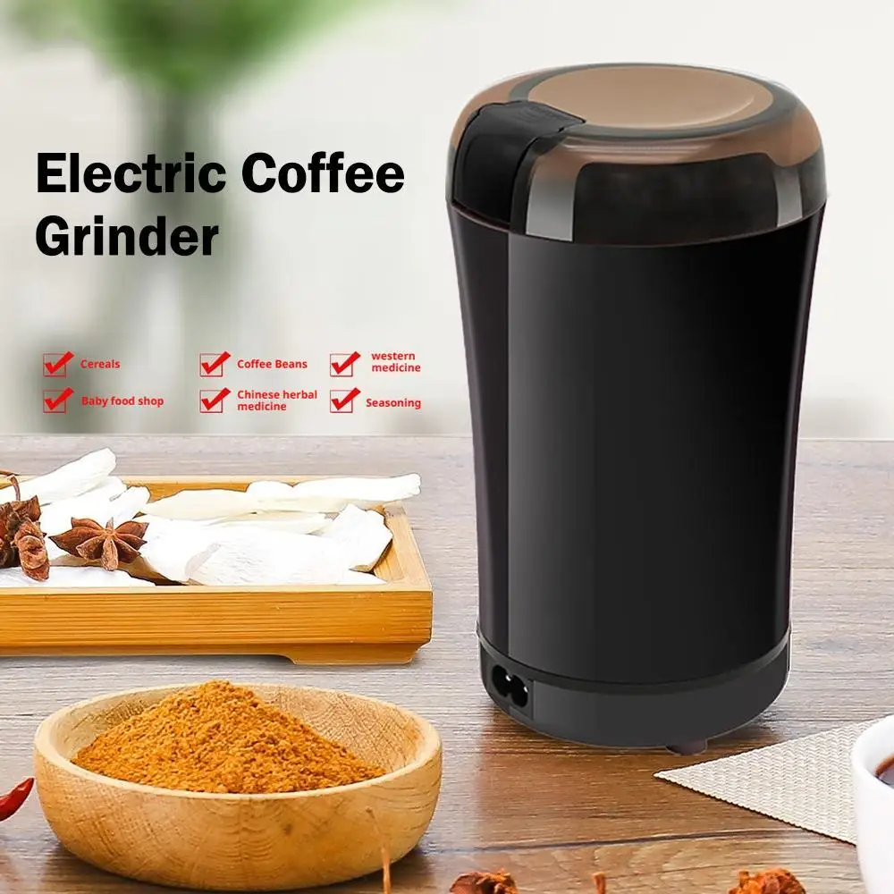 

Electric Grinding Machine Grain Grinder Stainless Steel Grinder Kitchen Seasoning Grinding Tools Coffee Beans into Fine Powder