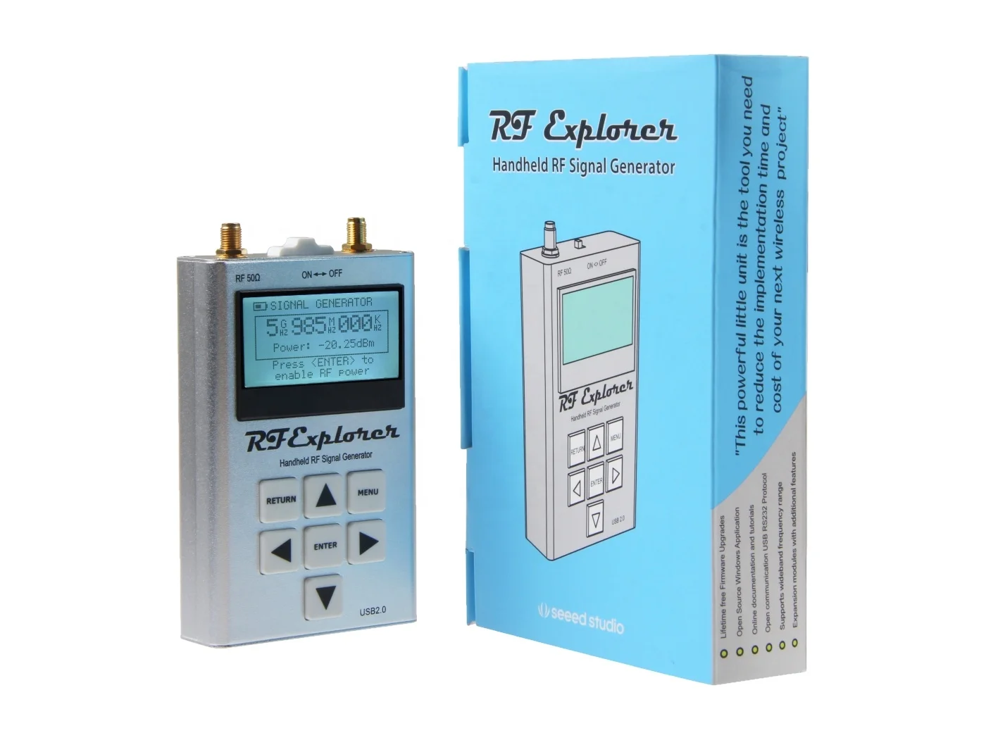 RF Explorer Signal Generator COMBO Wireless Signal Generator 100Khz to 6GHz Analyzer RF Signal Generator COMBO view 6