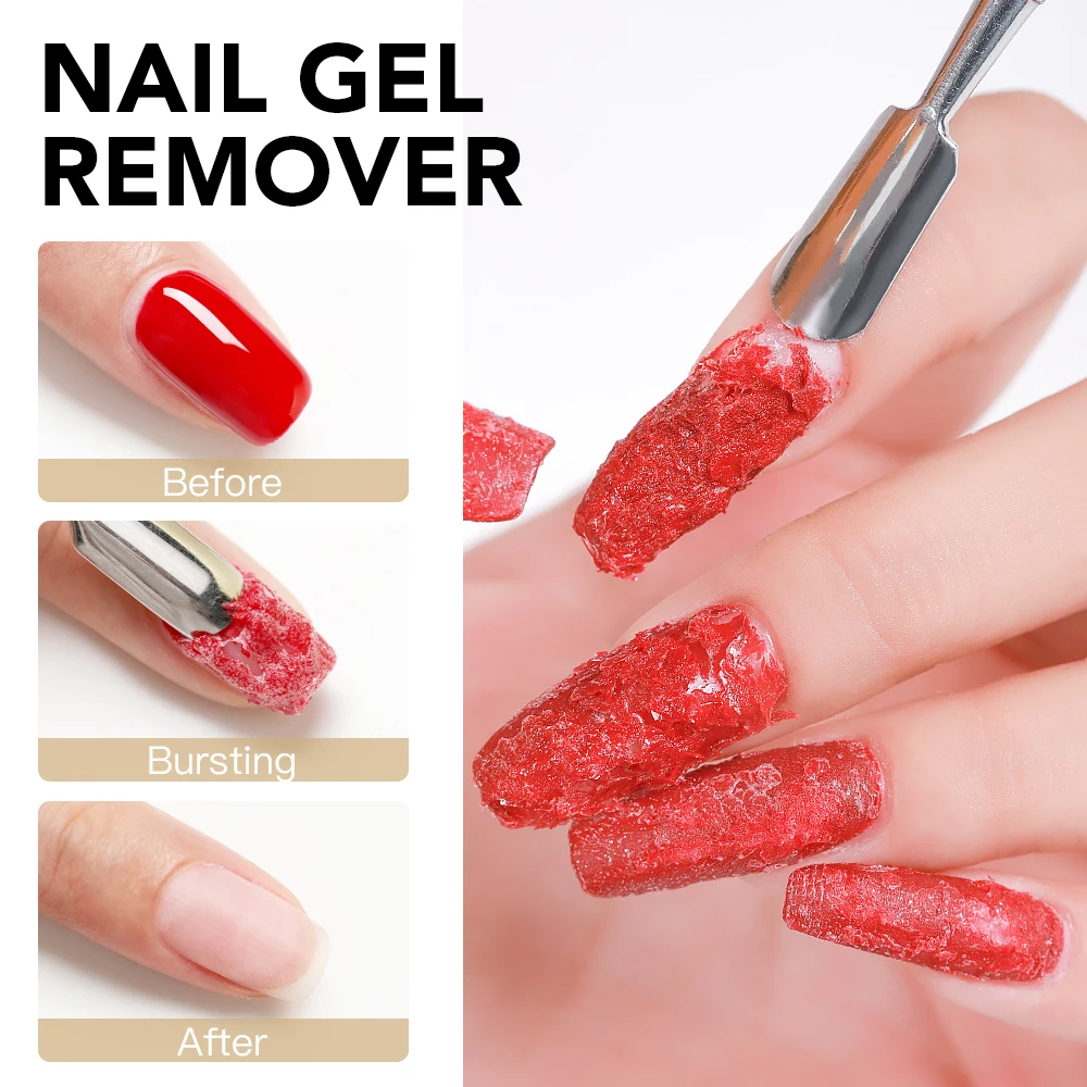 15 مللي 2 قطعة/المجموعة ماجيك جيل للأظافر مزيل طلاء الأظافر UV جل سريع إزالة ورنيش شبه دائم نقع قبالة البولندية المطاط الغراء مسمار أداة فنية #3