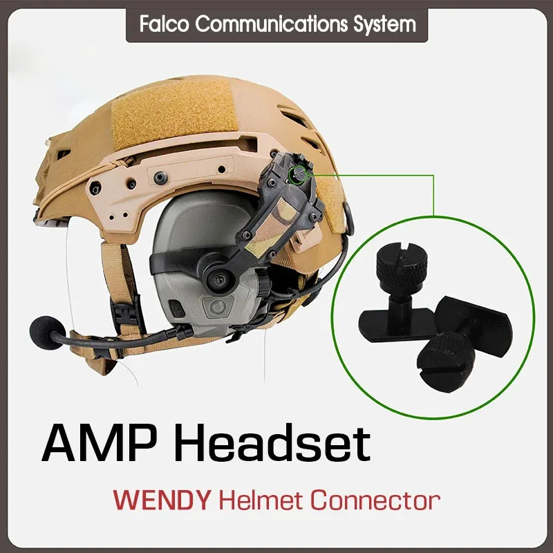 AMP EX1.0 adattatore per guida Set di viti di montaggio opzione di attacco per casco Wendy