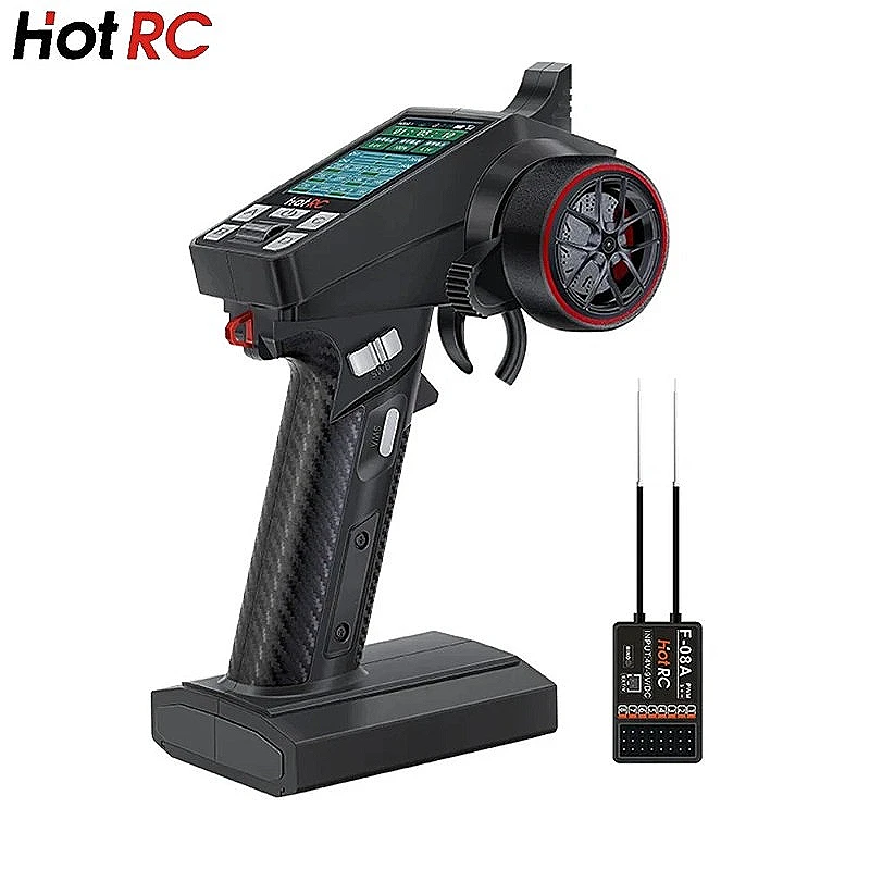 

HOTRC Remote Control CT8A Color Screen 8-Channel Off-Road Big Wheel Short Course Rock Crawler Model Car Receiver Accessory