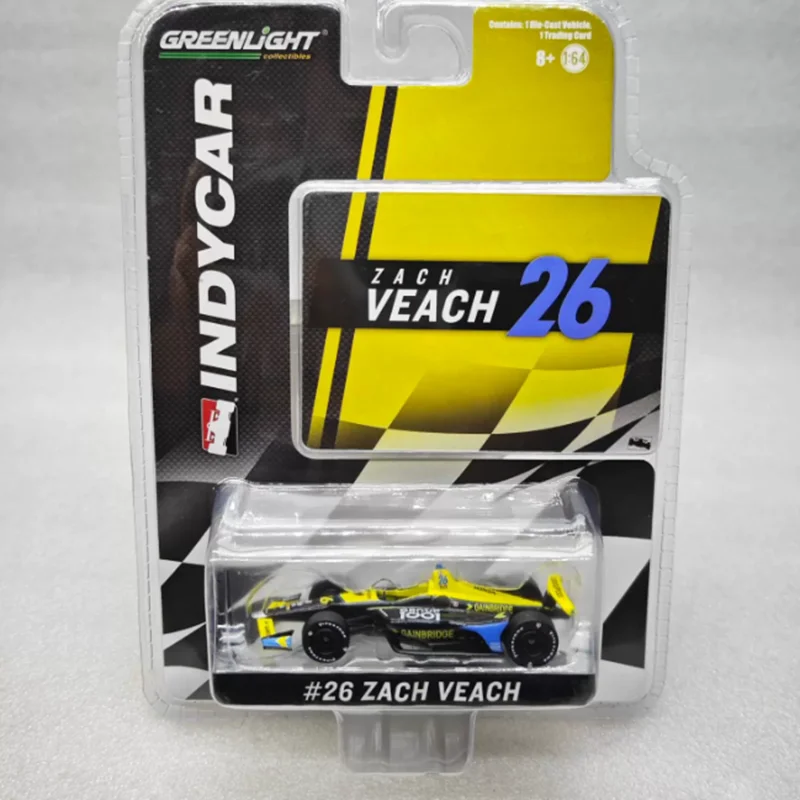 

Greenlight 1/64 Scale 2019 NTT Series - #26 Zach Veach Alloy Simulation Metal Car Model Decorated Holiday Gifts Toys