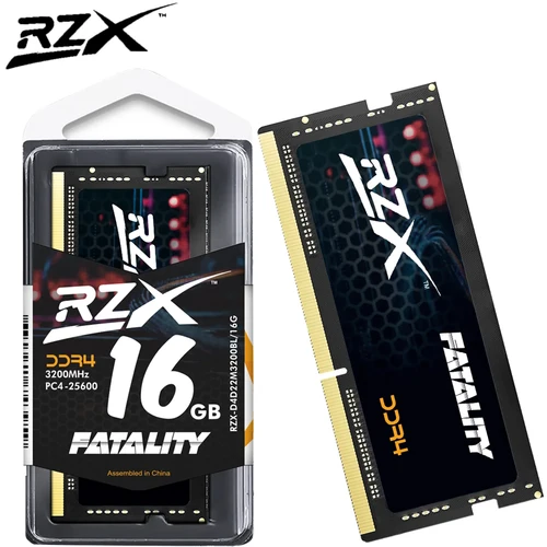Memoria para portátil RZX DDR4 3200MHz 32GB 16GB 8GB 2666MHz 2400MHz 260 pines 1,2V Laptop Sodimm RAM