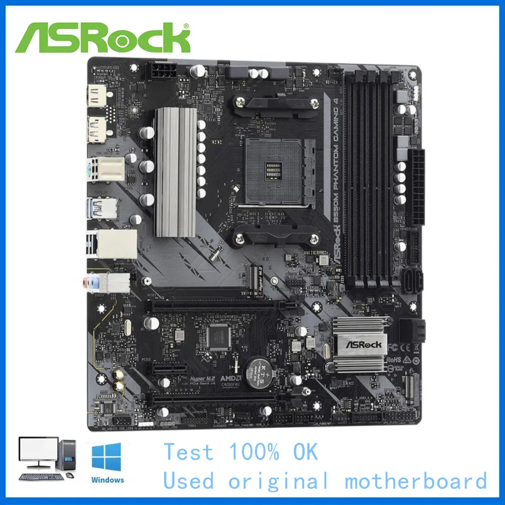 

B550M Материнская плата Phantom Gaming 4 AM4 DDR4