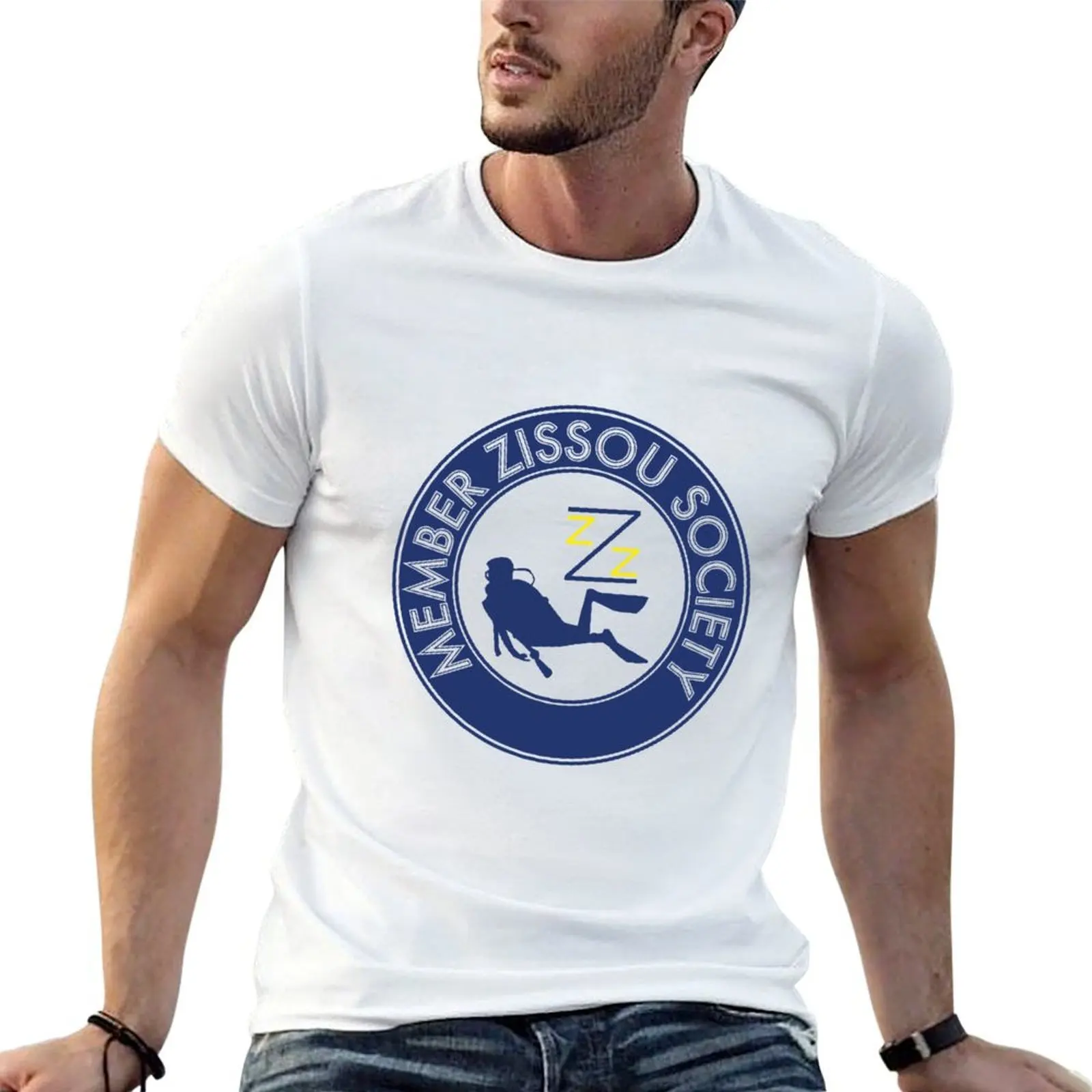 Member Zissou Society (detailed) T-Shirt man tshirt man t shirt luxury T-Shirt