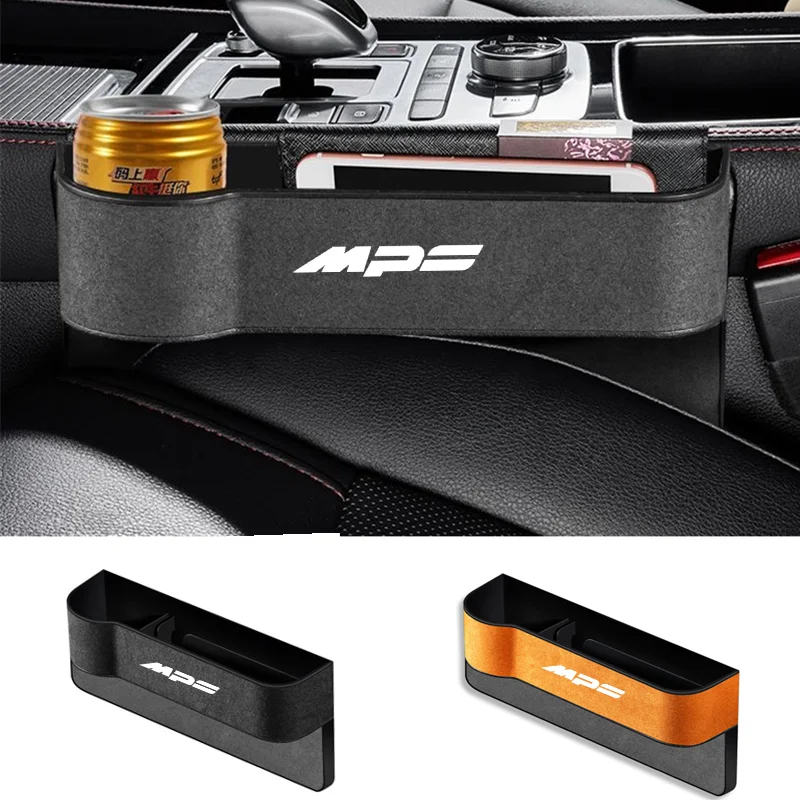 

Car Seat Gap Leather Multifunctional Storag Box Auto Seat Side Crevice Storage Box For Mazda MPV 1996-2006 Accessories