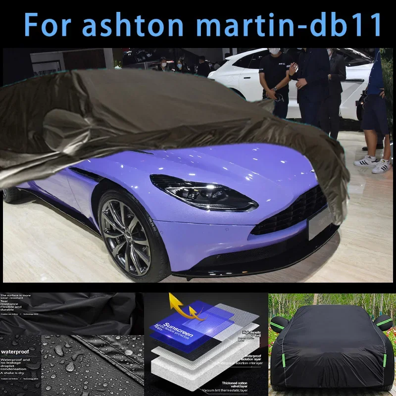 

For ashton martin-db11 Outdoor Protection Full Car Covers Snow Cover Sunshade Waterproof Dustproof Exterior Car accessories