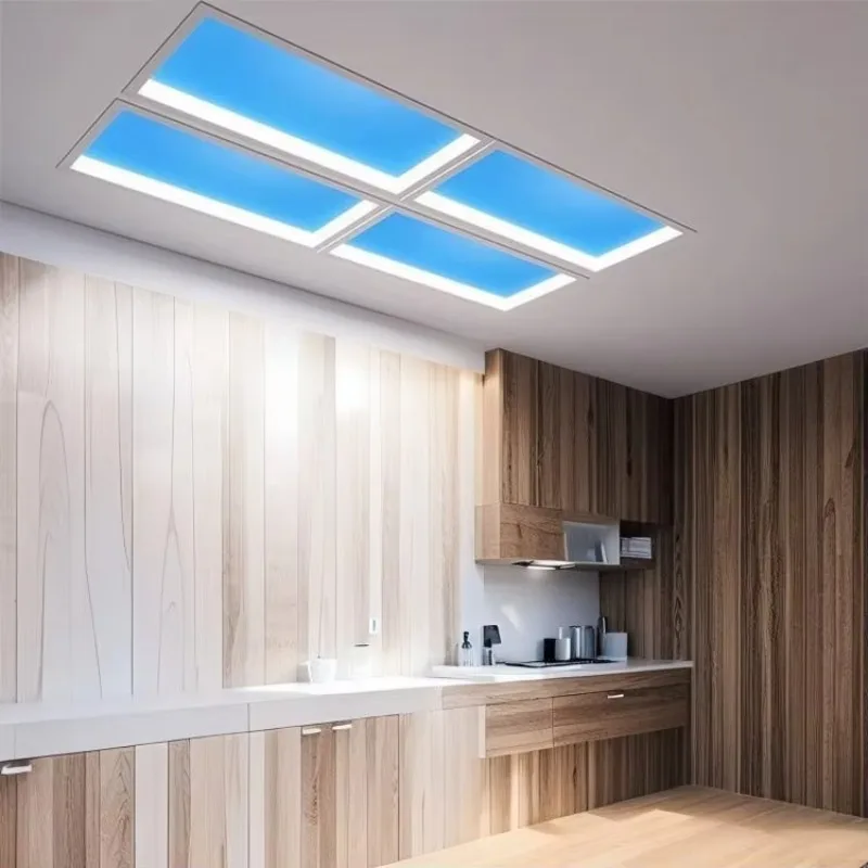 Intelligent Office Home Sunshine Blue Sky Virtual Sunroof Ceiling Artificial Blue Skylight Panel Sunroof Light