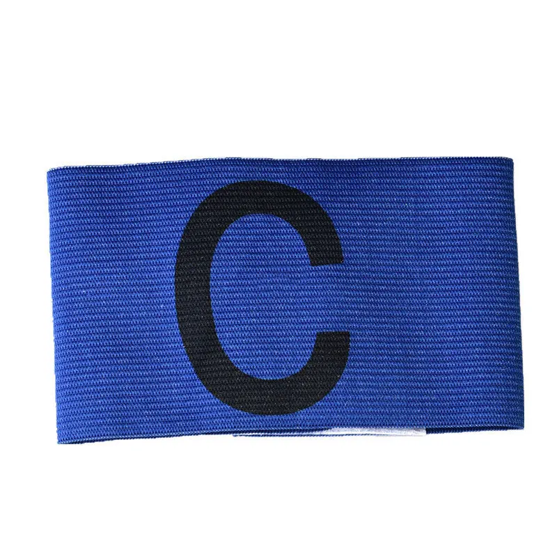 Football Match Captain C Word Mark Armband Paste Team Leader C Word Nylon Flexible For Soccer Sports Accessories Unisex