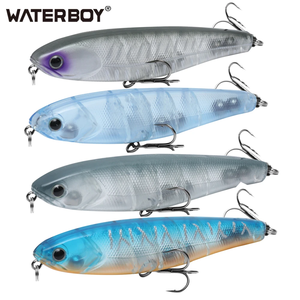 WATERBOY 8.5cm 9.5g 9.5cm 12.6g Pencil Fishing Bait Multi Colors Fish Lure Factory Wobbler Pesca Hard Artificial Lure StickBait