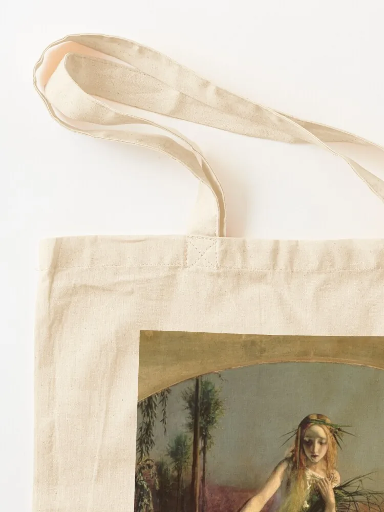 Ophelia 1852 - Arthur Hughes Tote Bag حقيبة قماش حقيبة للمتسوقين حقائب نسائية للمتسوقين الجامعيين #3