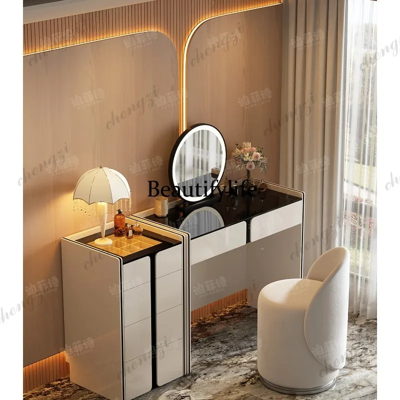 

Modern Vanity Table Aesthetic Multifunctional Minimalist Design Vanity Table Durable Sleek Meuble De Chambre Furniture