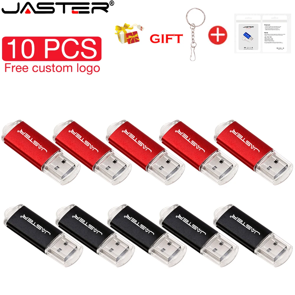 

JASATER Низкая цена 10 шт. USB 2.0 флэш-накопители 128 ГБ флэш-накопитель 32 ГБ 16 ГБ флэш-накопитель 8 ГБ флэш-накопитель с бесплатным индивидуальным логотипом