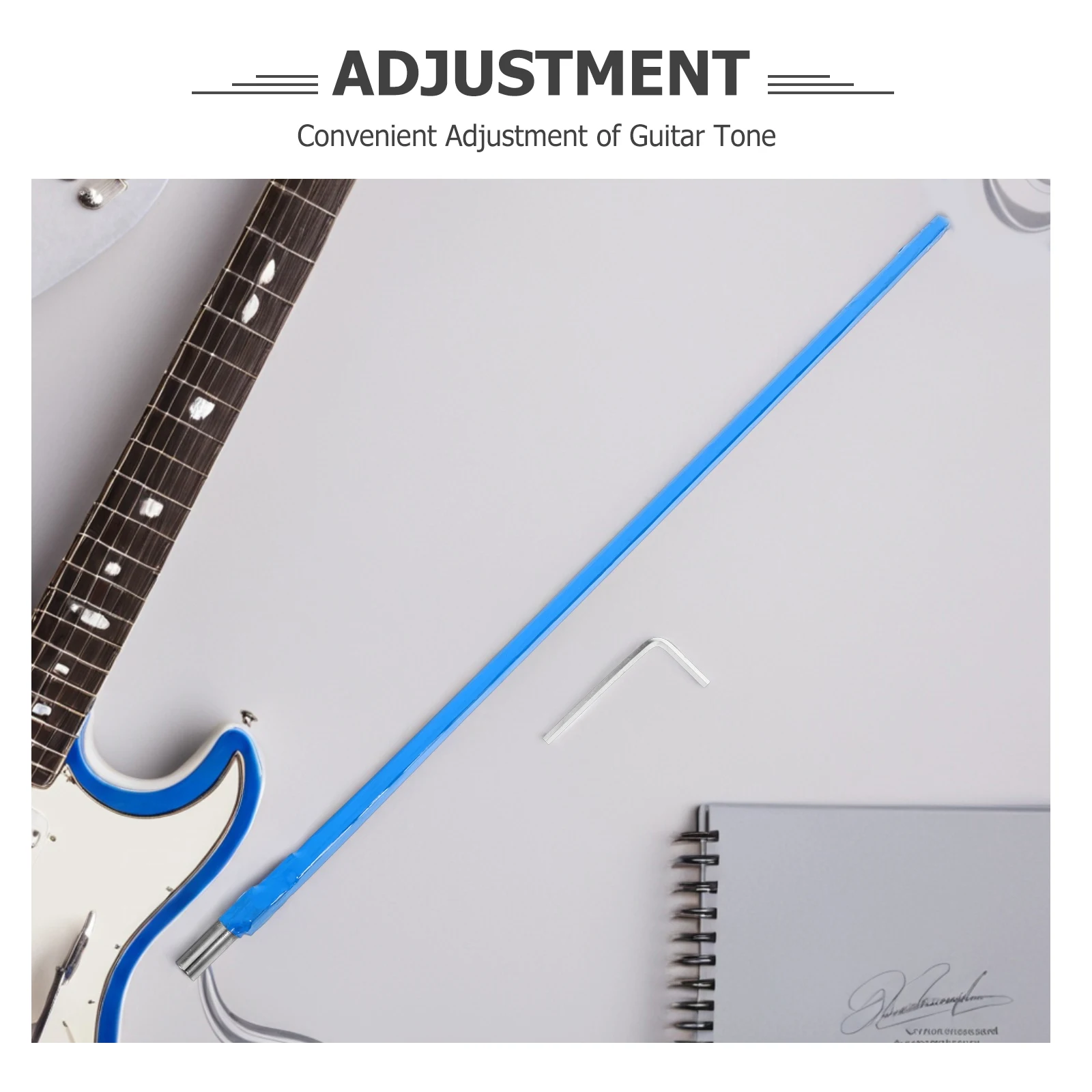 

3Pcs Guitar Truss Rod 380mm 420mm 440mm Reliable Support for Practice Stage Performances Truss Rod Wrench Set Guitar Tool