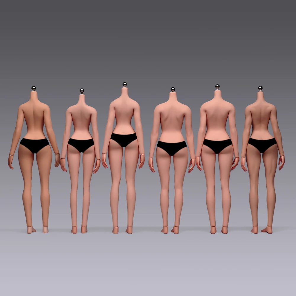 YM501 YM502 YM503 05 06 07 1/6 سوبر مرنة سلس الجسم مع التفاصيل الفسيولوجية 12 ''أنثى الجندي عمل نموذج لجسم #3