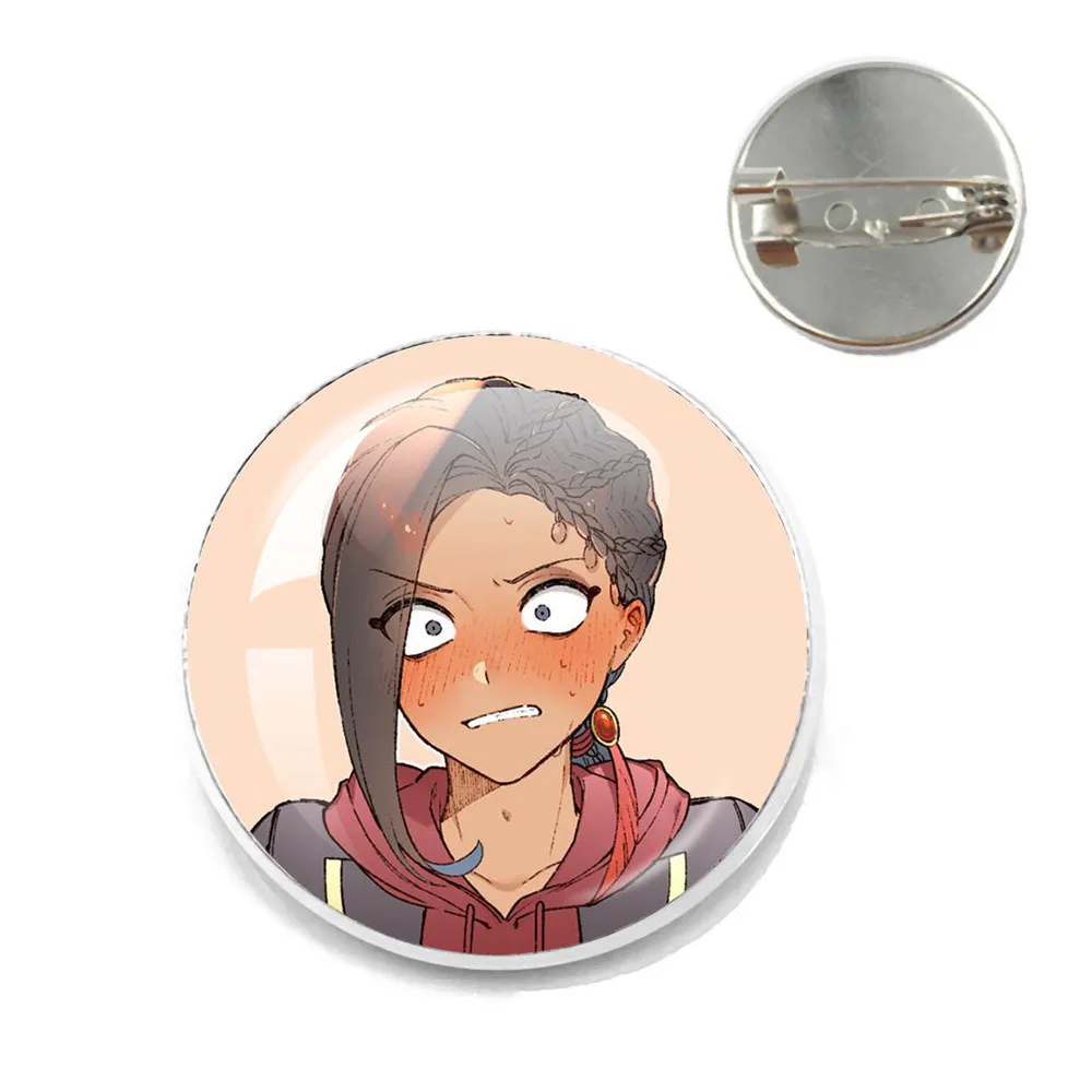 Twist Wonderland Pins Cartoon Glass Brooch Handmade Backpack Clothes Accessories Anime Collection Badge Decoration Pins Gift