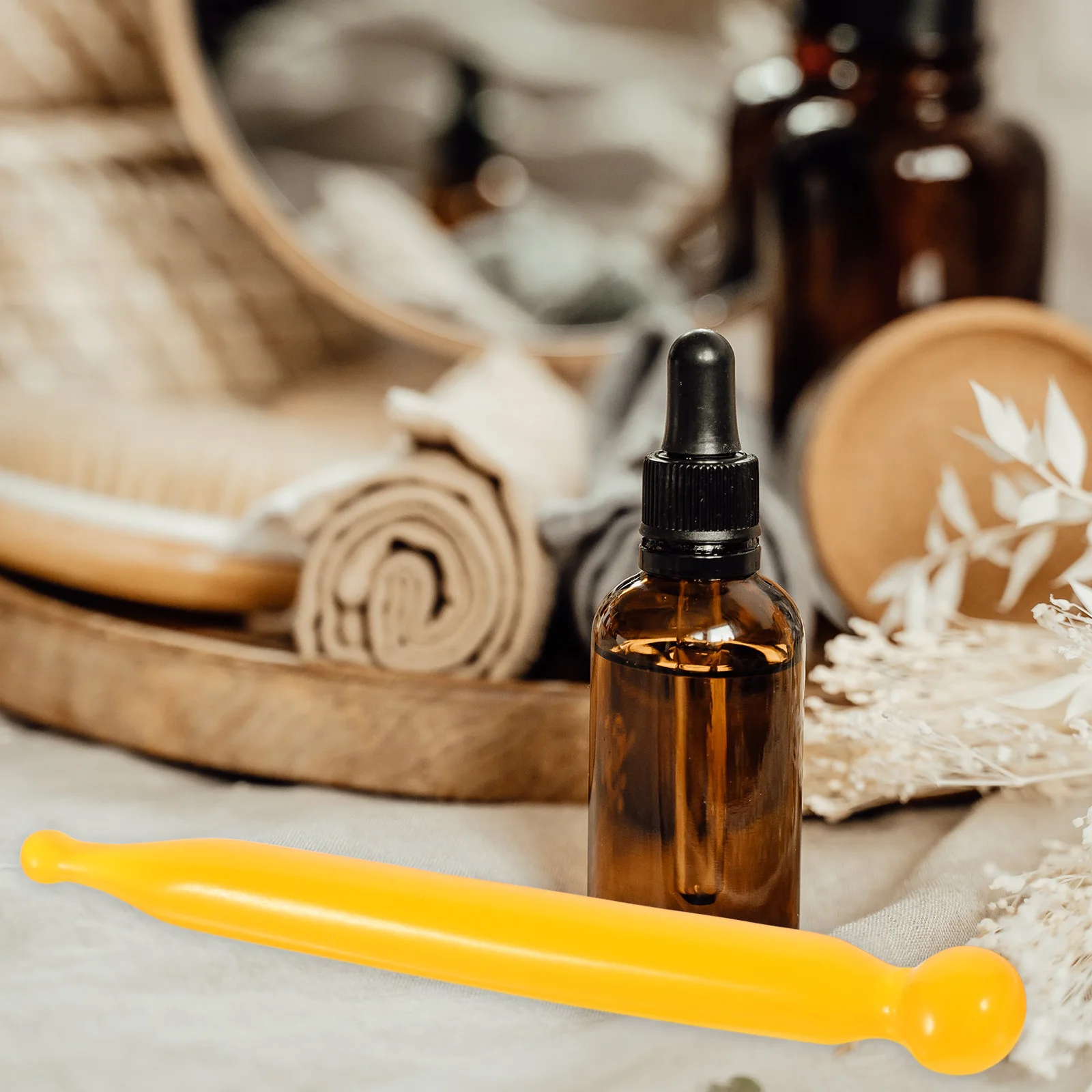 

2 шт., массажная палочка для акупрессуры из смолы, портативный инструмент для облегчения акупунктурных точек для шеи, плеч, ног, лица, тела, продвижение здоровья