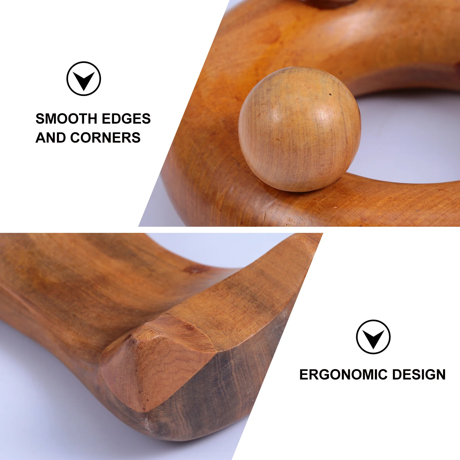 

5 шт., набор массажеров Гуаша из сандалового дерева для лица, шеи, ног, ног, прочный портативный дорожный инструмент, доска Гуаша для здоровья, массажер Гуа Ша