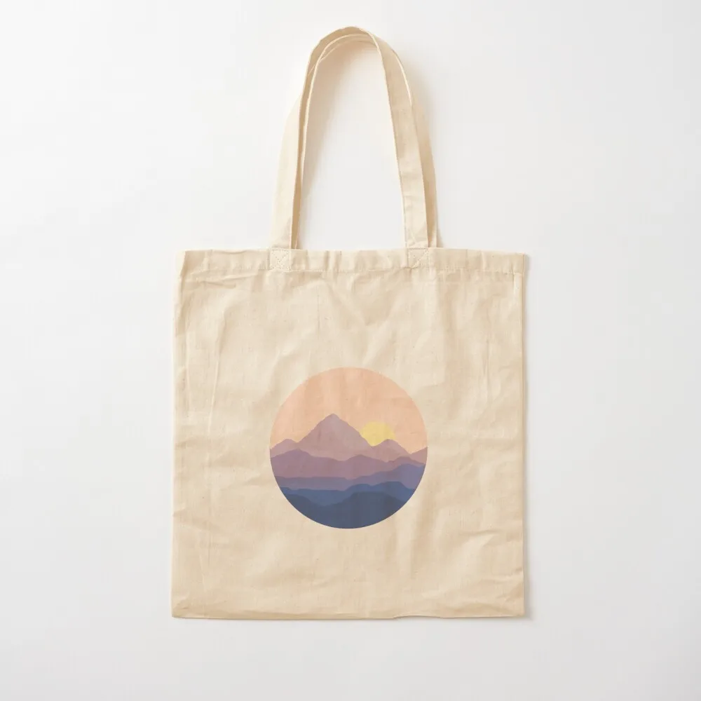 

Chill Mountain Horizon Tote Bag shoping bag Women bags shopper bag women foldable reusable Canvas Tote