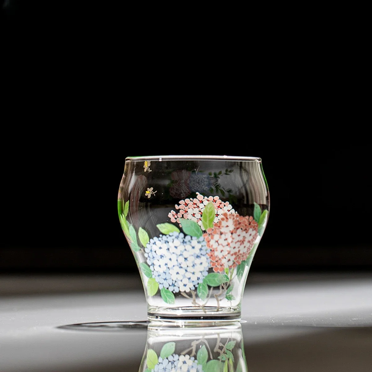 220ML Fresh Heat-resistant Transparent Glass Master Cup Girls TeaCup Japanese Household TeaCup Office Water Cup Home Decoration