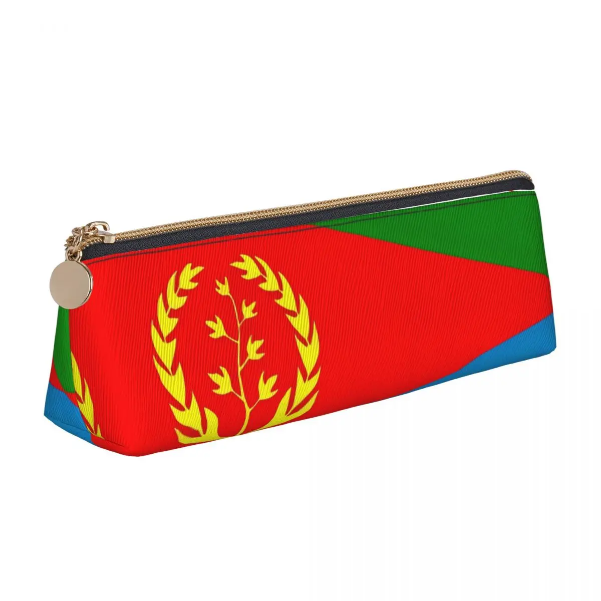 Eritrea Flag Pencil Case 3D Print Large Capacity Pencil Bag Child Triangle Cool Back To School Pencil Cases Stationery Organizer