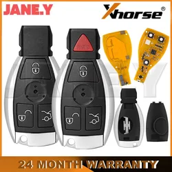 Xhorse VVDI BE Car Smart Remote Key Dla Mercedes Benz 315/434mhz W211 W212 W203 W204 W205 W210 W221 W222 3/4 Przyciski obudowy