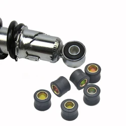 10mm 12mm Motorcycle Electric Scooter Rear Shock Absorber Rubber Sleeve Bushing Rubber Ring Wheel Damper Bush Bushing 3/6/10 Pcs